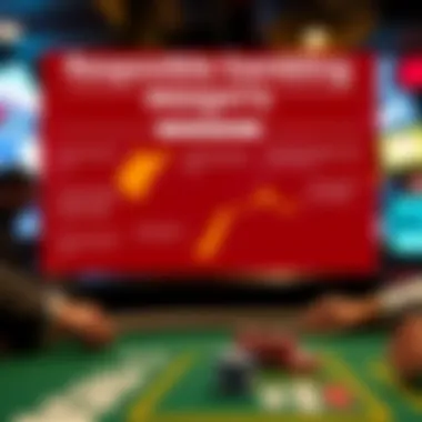 An infographic illustrating responsible gambling practices