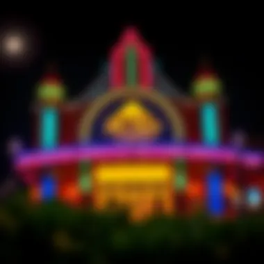 A vibrant view of Mt. Airy Casino entrance showcasing its allure