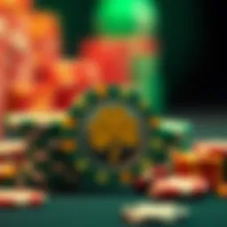 Intricate design of lucky chips