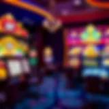 A vibrant online casino interface showcasing popular games.