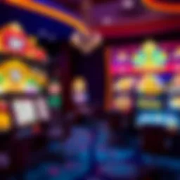 A vibrant online casino interface showcasing popular games.