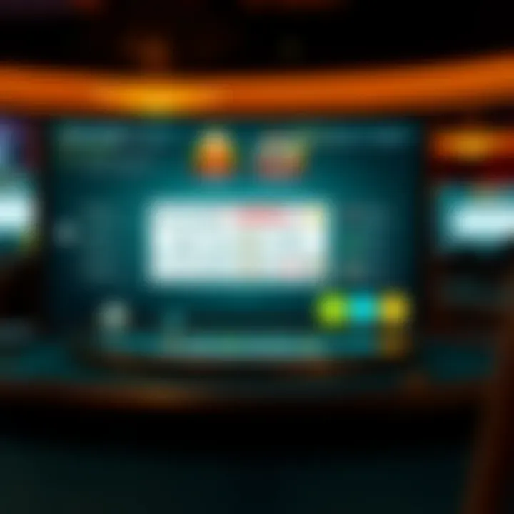 Screen showcasing a popular online Pai Gow Poker platform