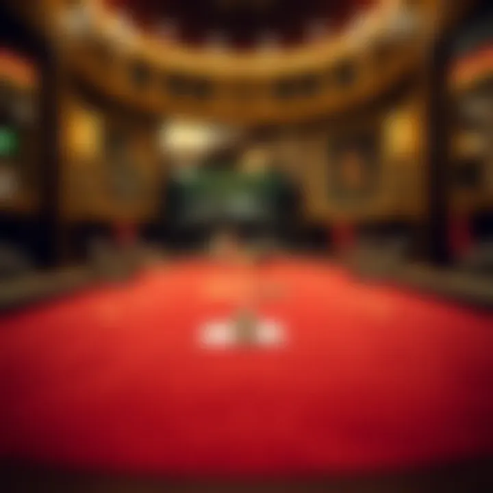 The Elegance of Poker Table Design Elegant poker table design with rich felt surface