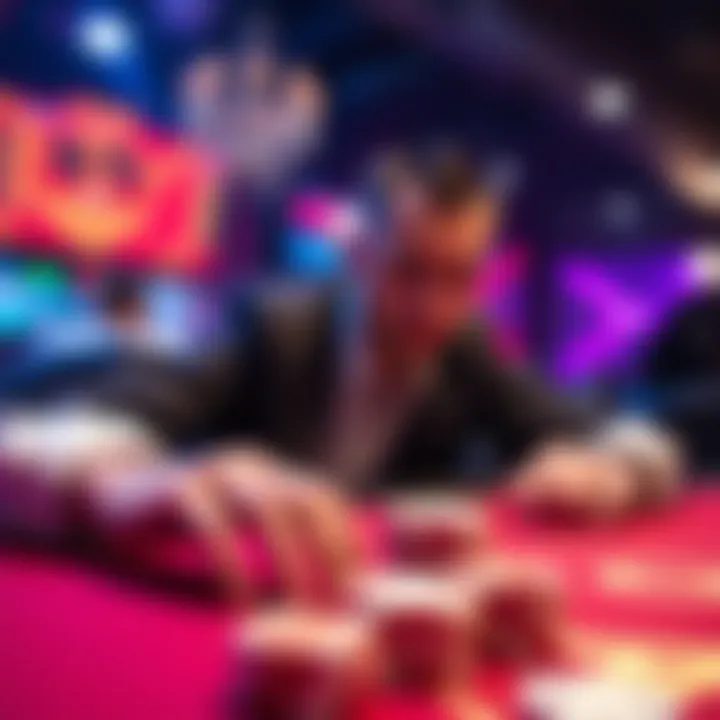 Visualization of risk management techniques in gambling