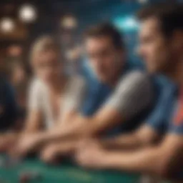 A visual representation of diverse age groups engaging with sports betting.