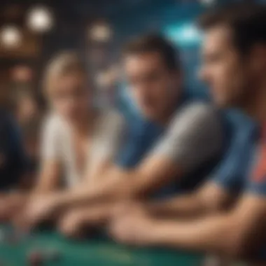 A visual representation of diverse age groups engaging with sports betting.