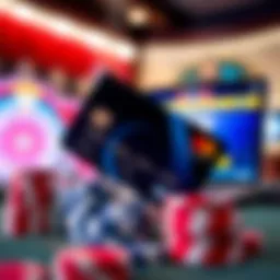 Visual representation of prepaid card advantages for online casinos