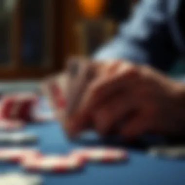 Visual representation of poker hand rankings