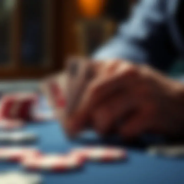 Visual representation of poker hand rankings