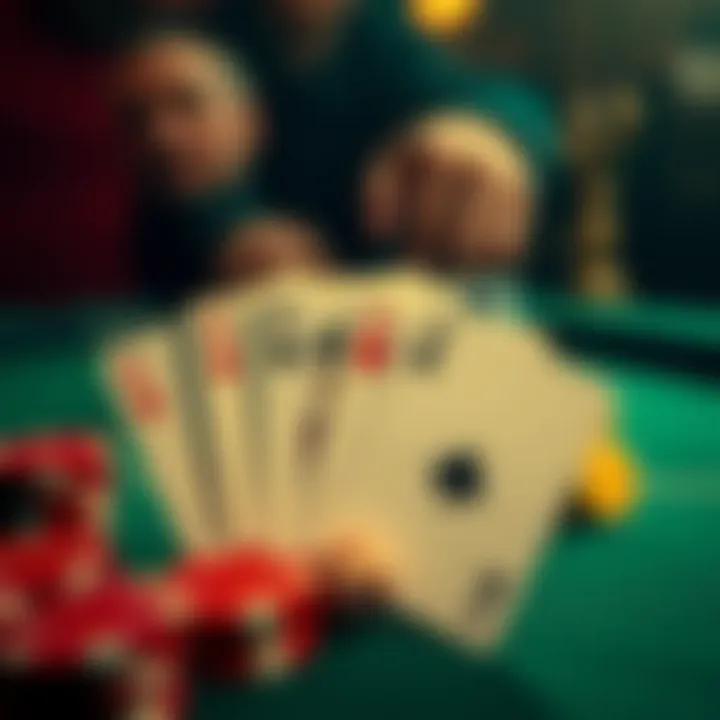 Visual representation of Texas Hold'em hand rankings