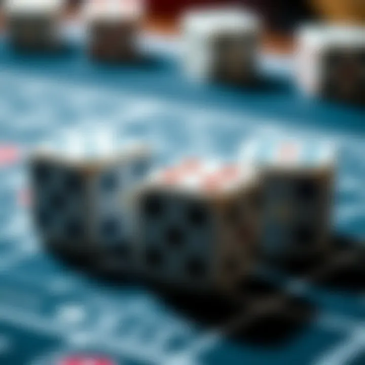 Exploring Dice Combinations A diagram illustrating potential dice combinations and their outcomes