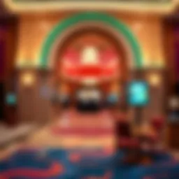 Overview of Uptown Aces Casino lobby