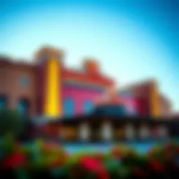 Exterior view of Woodbine Casino showcasing its architectural design